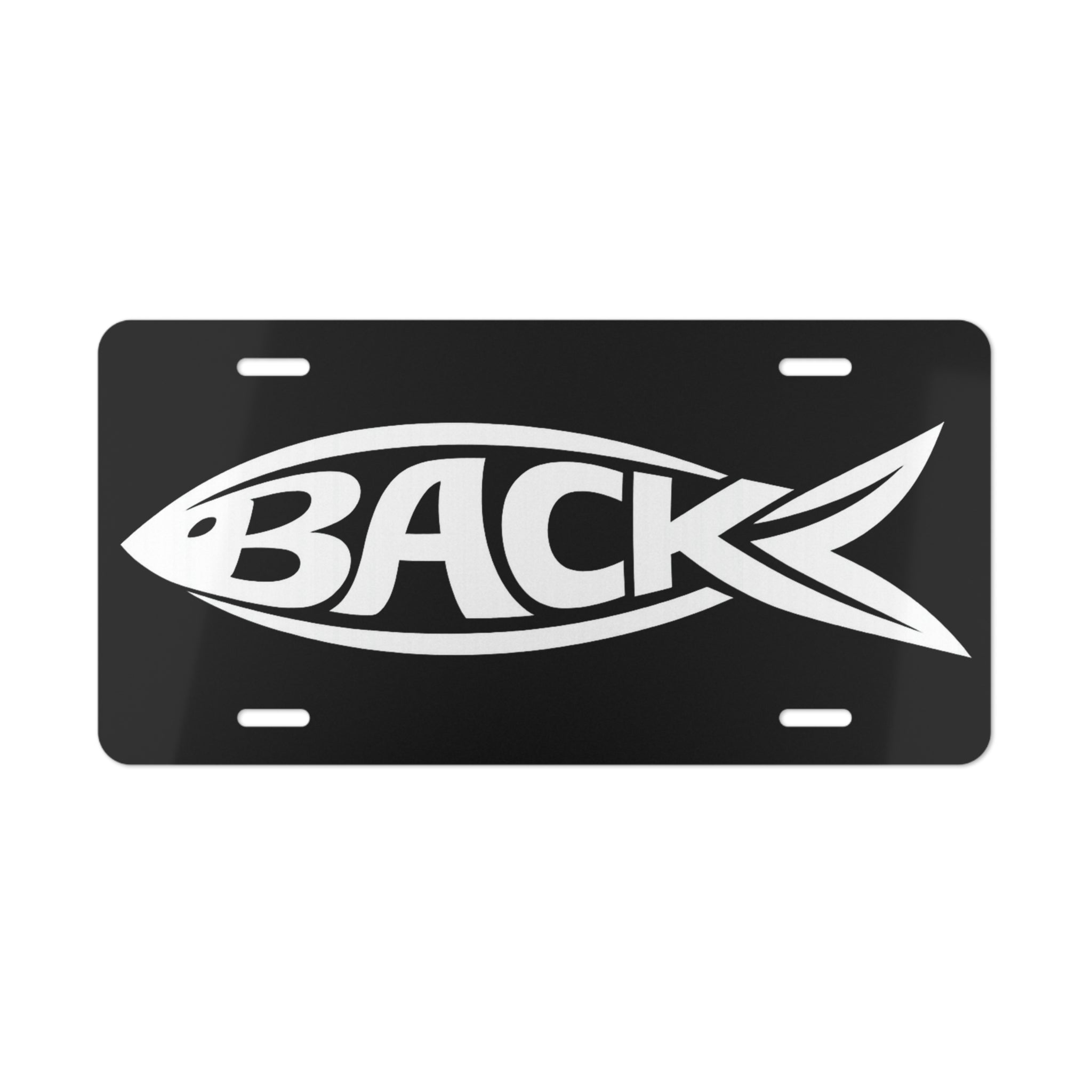 Fishback Decorative License Plate