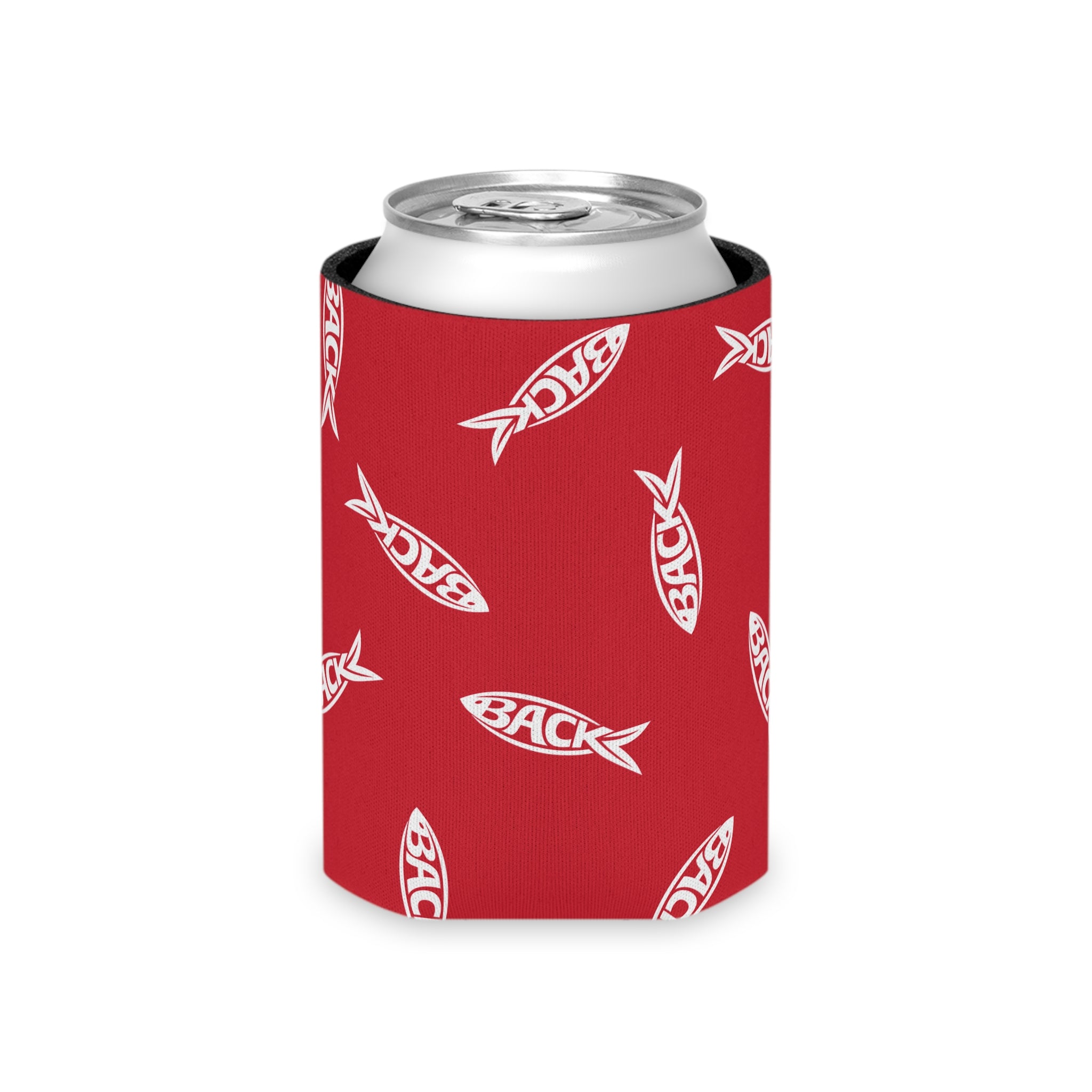 Fishback Can Wrap (Dark Red)