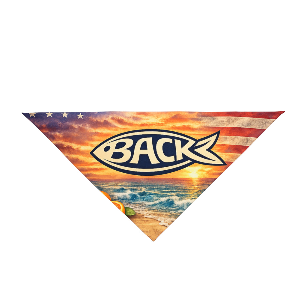 BACK to Florida Dog Bandana