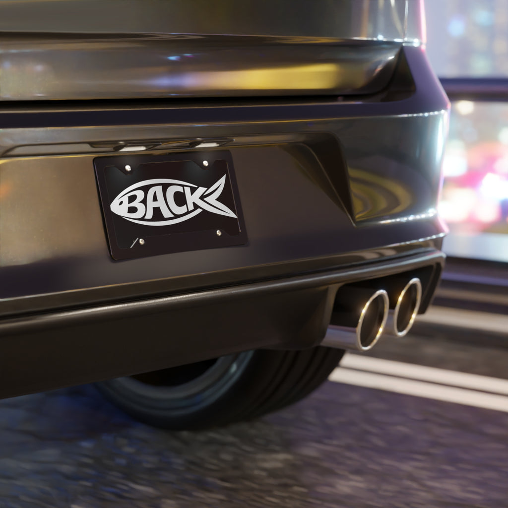 Fishback Decorative License Plate