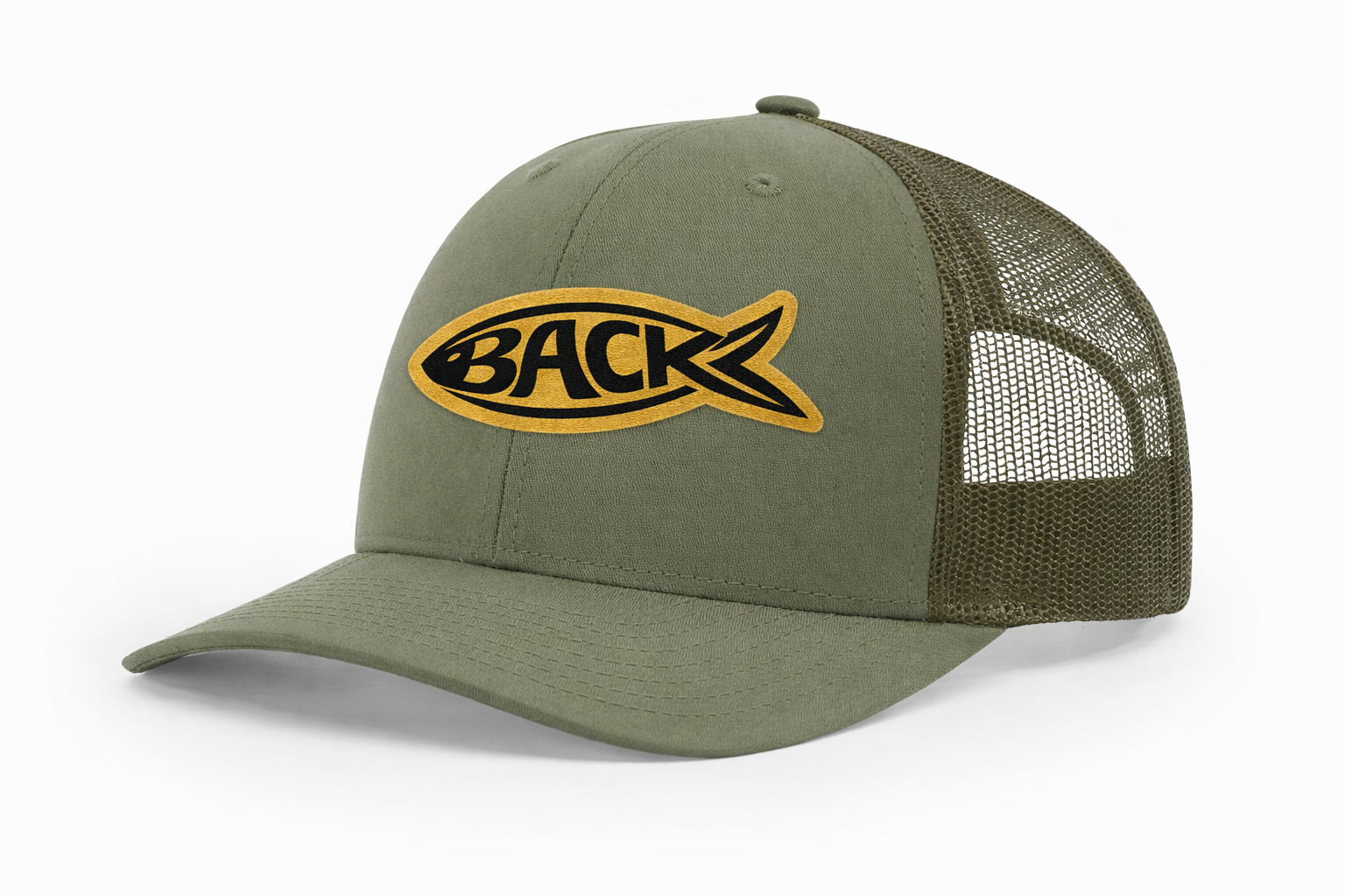 Fishback Classic Leather Patch Hat