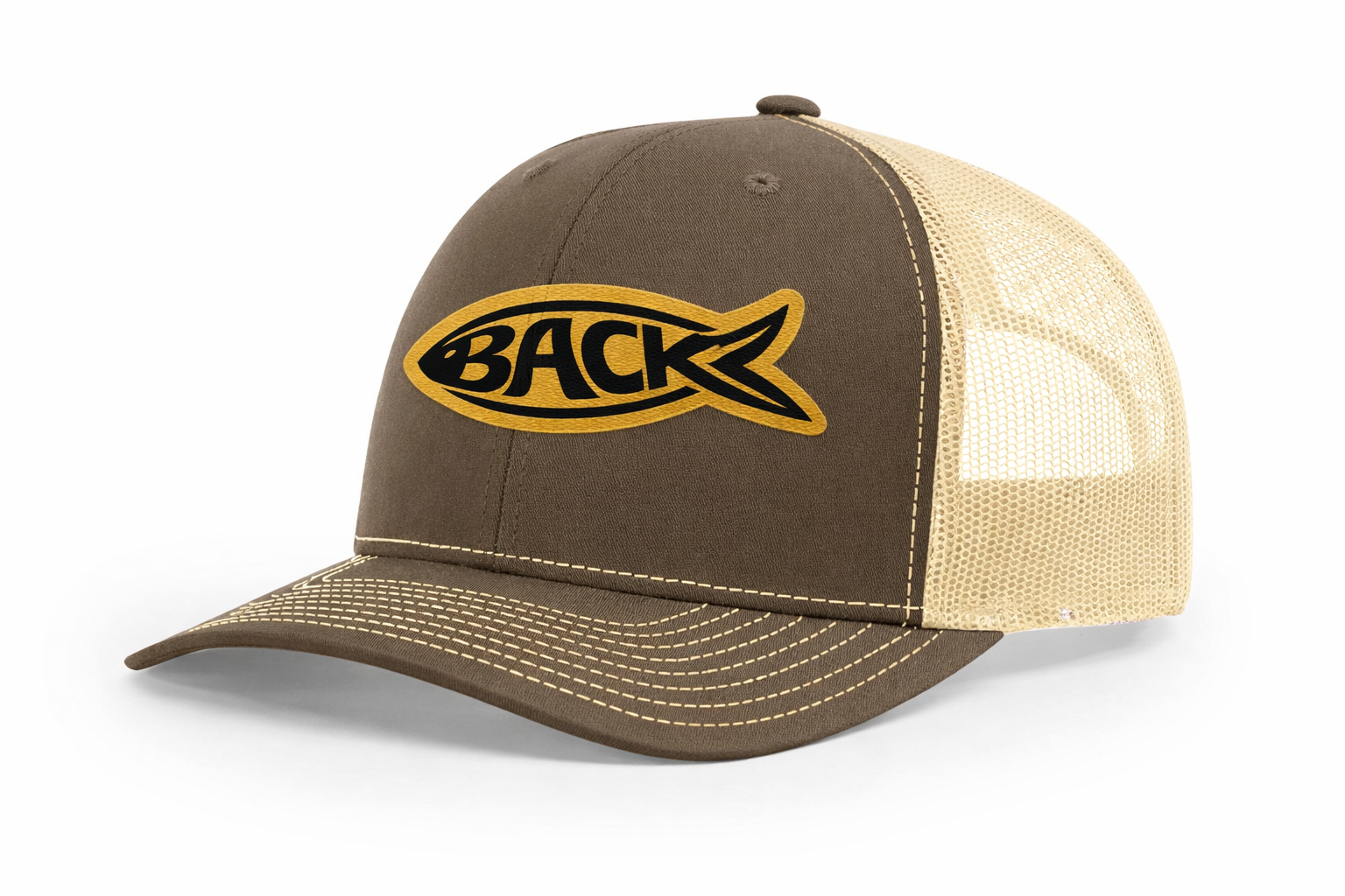 Fishback Classic Leather Patch Hat