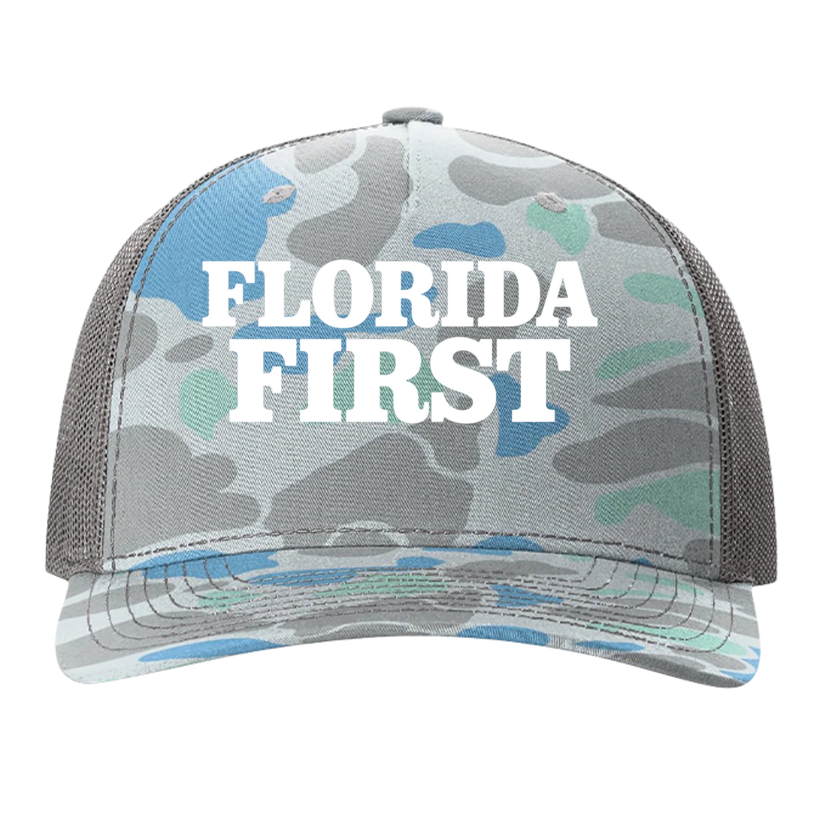 Saltwater Duck Camo/ Charcoal - 112PFP - FRONT