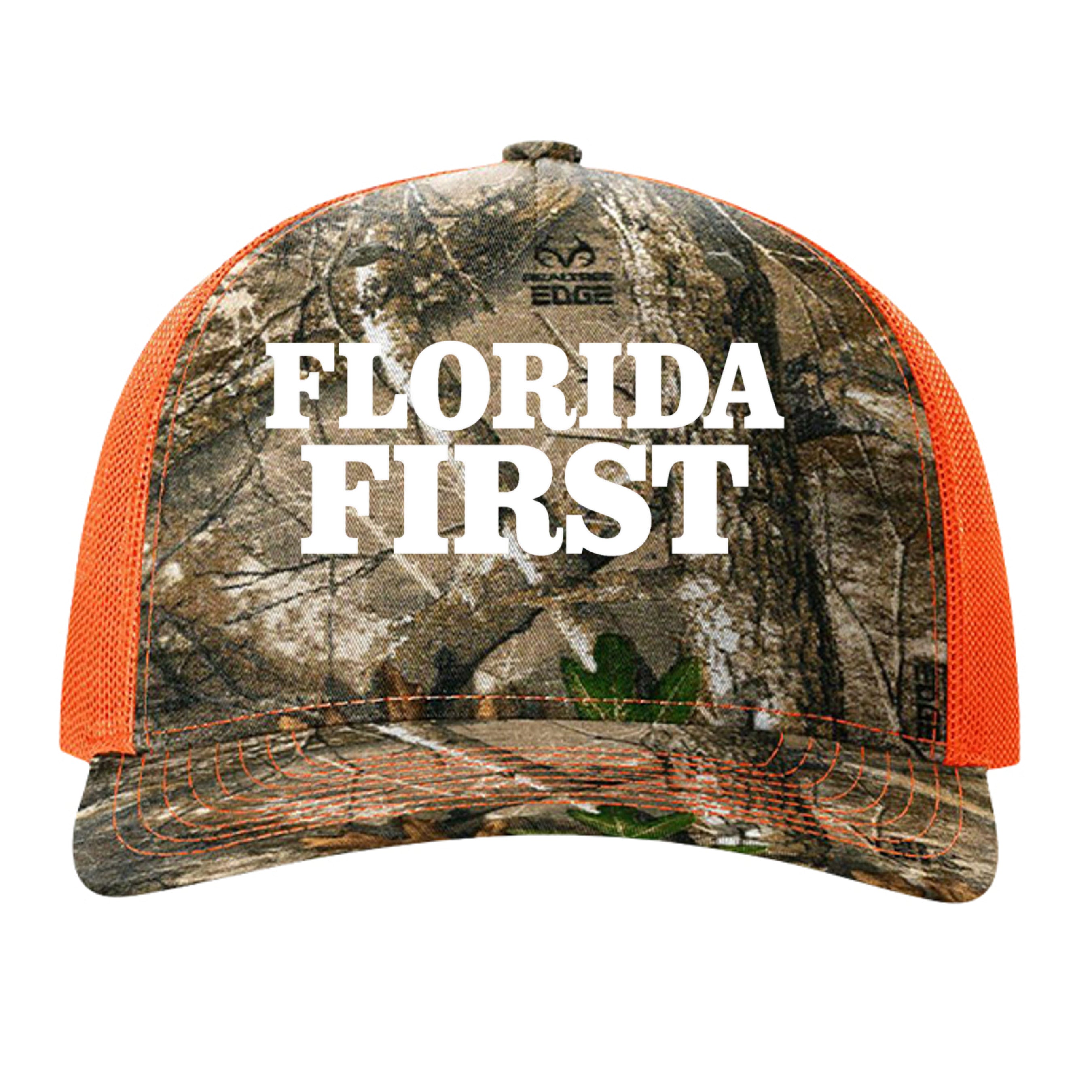Realtree Edge/ Neon Orange - 112PFP - FRONT